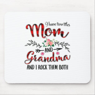 Mother Mum And Grandma Birthday Mouse Pad
