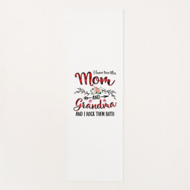Mother Mum And Grandma Birthday Yoga Mat (Front)