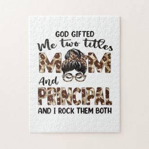 Mother Mum And Principal Mothers Birthday Jigsaw Puzzle