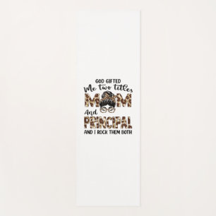 Mother Mum And Principal Mothers Birthday Yoga Mat