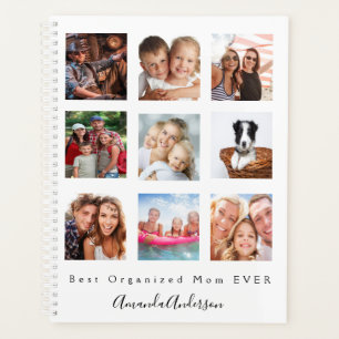 Mother mum photo family collage 2024 planner