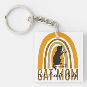 mother mummy cat mum names personalise key ring