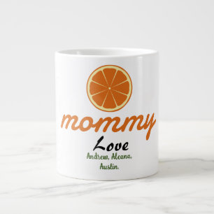 mother mummy mum kid names personalise custom large coffee mug