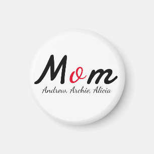 mother mummy mum kid names personalise custom   magnet