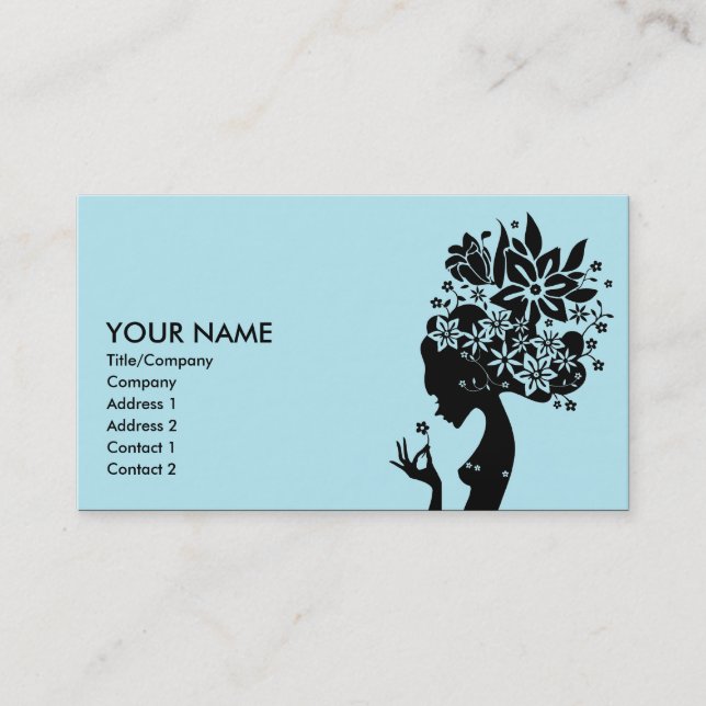 mother nature business card (Front)