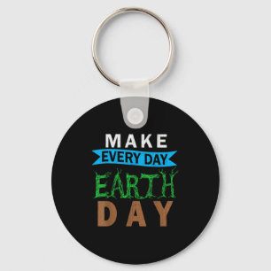 Mother Nature Costume Graphic Make Every Day Earth Key Ring