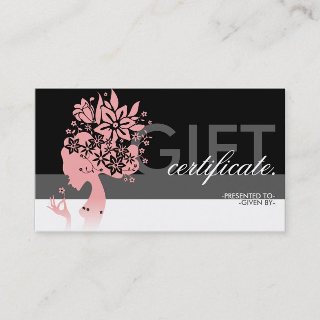 mother nature gift certificate (Front)