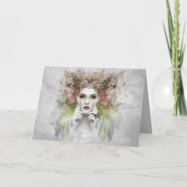 mother nature greeting card (Front)