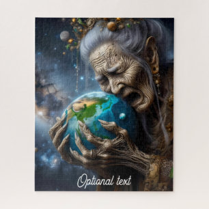 Mother Nature Grieving Earth Jigsaw Puzzle