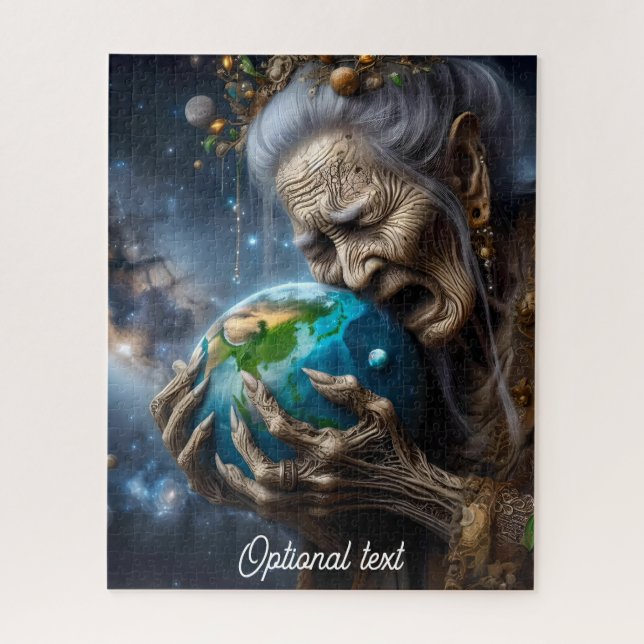 Mother Nature Grieving  Earth Jigsaw Puzzle (Vertical)