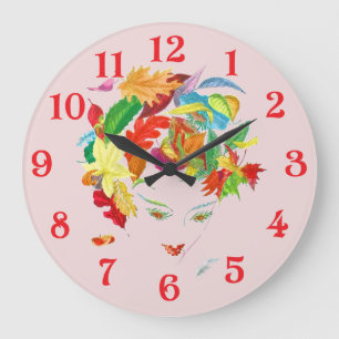 Mother Nature Large Clock