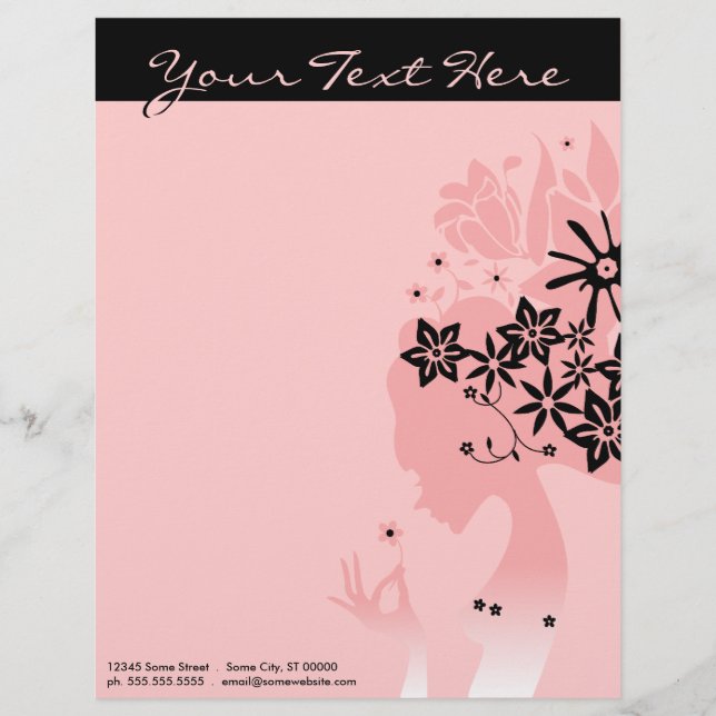 mother nature letterhead design (Front)