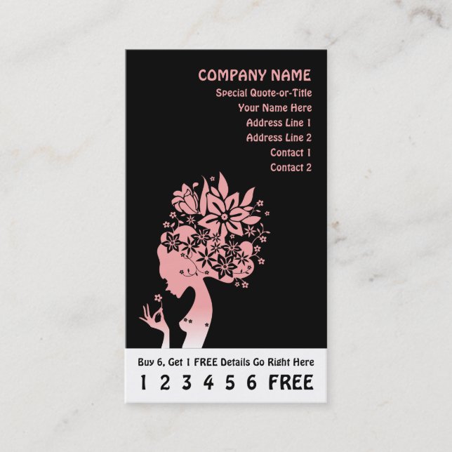 mother nature loyalty card (Front)