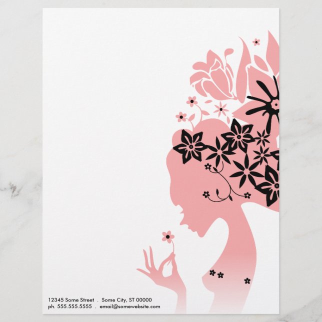 mother nature personalised letterhead (Front)