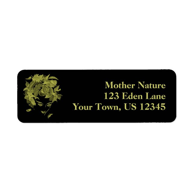Mother Nature Return Address Label (Front)