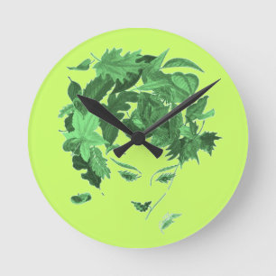 Mother Nature Round Clock