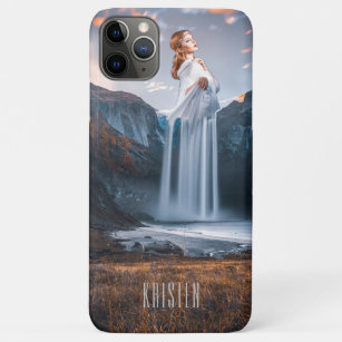 Mother Nature's Waterfall Personalised Name Case-Mate iPhone Case
