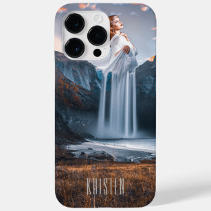 Mother Nature's Waterfall Personalised Name Case-Mate iPhone 14 Pro Max Case