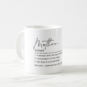 Mother Noun   Funny Mother's Day Gift   Coffee Mug