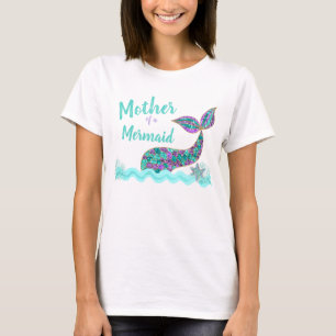 Mother of a Mermaid, Birthday Party tank top