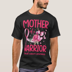 MOTHER of a Warrior Breast Cancer Awareness Butter T-Shirt