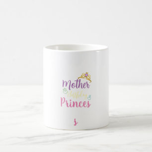 Mother of Birthday Princess Tiara Customised Colou Coffee Mug