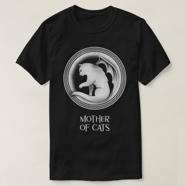 Mother of cats   T-Shirt (Design Front)