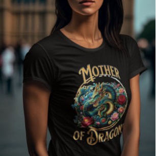 Mother of Dragons Mum and Baby Dragon T-Shirt