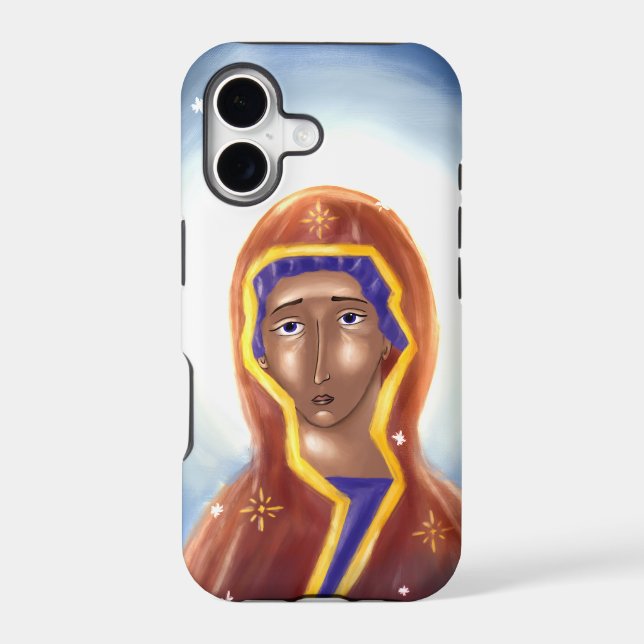 Mother of God Icon iPhone case (multiple sizes) (Back)