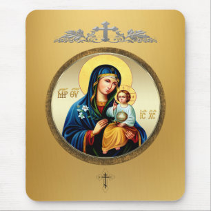 Mother of God Mouse Pad