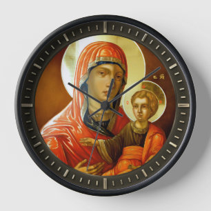 Mother of God - Saint Mary Theotokos Clock