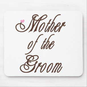 Mother of Groom Classy Browns Mouse Pad