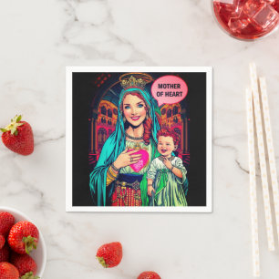 Mother of Heart Napkin