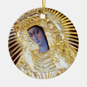 Mother of Mercy Ceramic Ornament