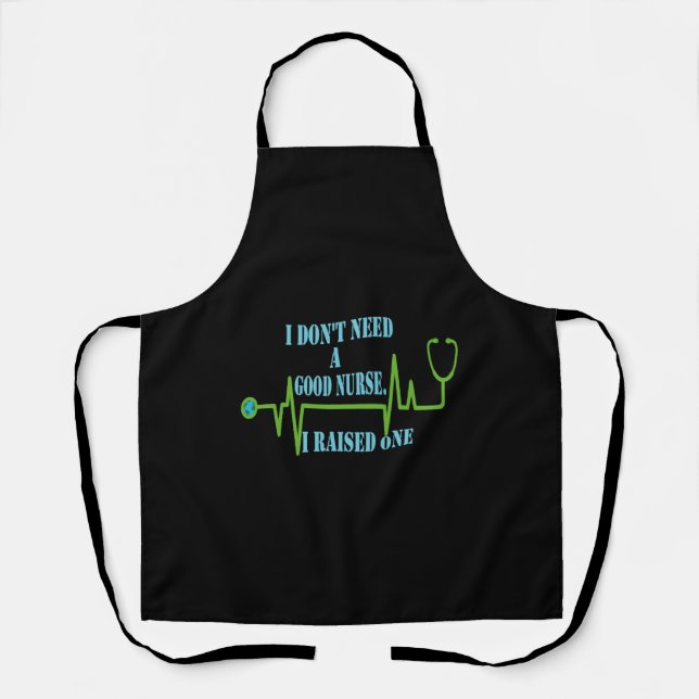 Mother of Nursing Graduate Graphic Tees Apron (Front)