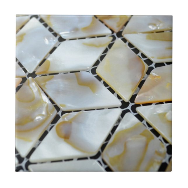 Mother of Pearl 2 Ceramic Tile (Front)