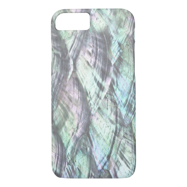 MOTHER OF PEARL Blue Print Barely There iPhone 7 Case-Mate iPhone Case (Back)