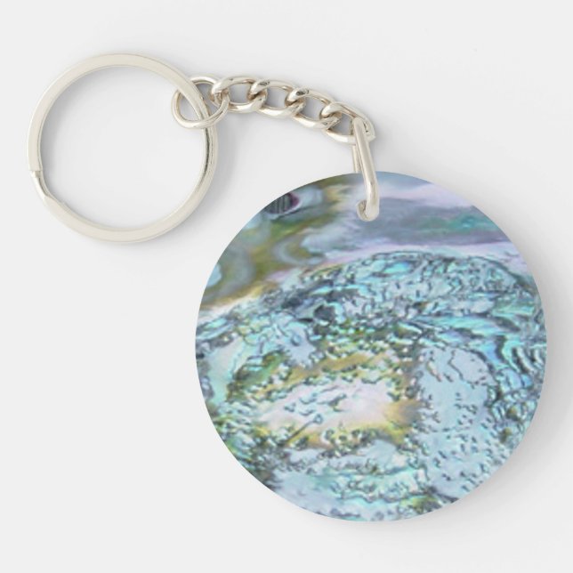 Mother of Pearl Key Ring (Front)