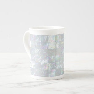 Mother Of Pearl Mosaic Bone China Mug
