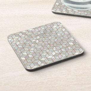 Mother Of Pearl Tiles Coaster