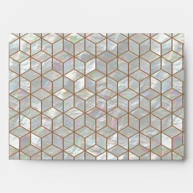 Mother Of Pearl Tiles Envelopes (Front)
