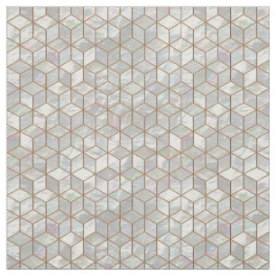 Mother Of Pearl Tiles Fabric