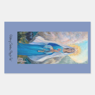 Mother of Salvation rectangular sticker