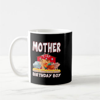 Mother Of The Birthday Boy Famer Matching Family B Coffee Mug