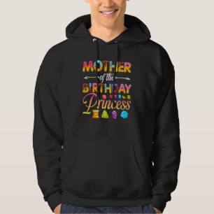 Mother Of The Birthday Princess Doughnut Birthday Hoodie