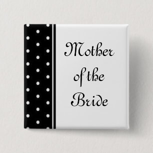 Mother of the Bride 15 Cm Square Badge