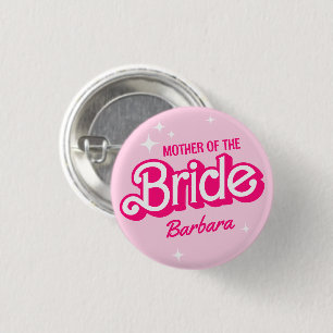 Mother Of The Bride Bachelorette Barb 3 Cm Round Badge