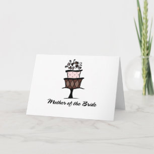 Mother of the Bride Cake Card
