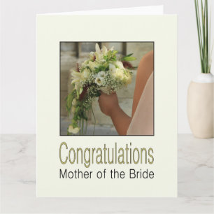 mother of the bride congratulations card