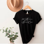 Mother of the Bride Cute Script Bridal Party Shirt<br><div class="desc">We are always adding new designs daily!</div>
